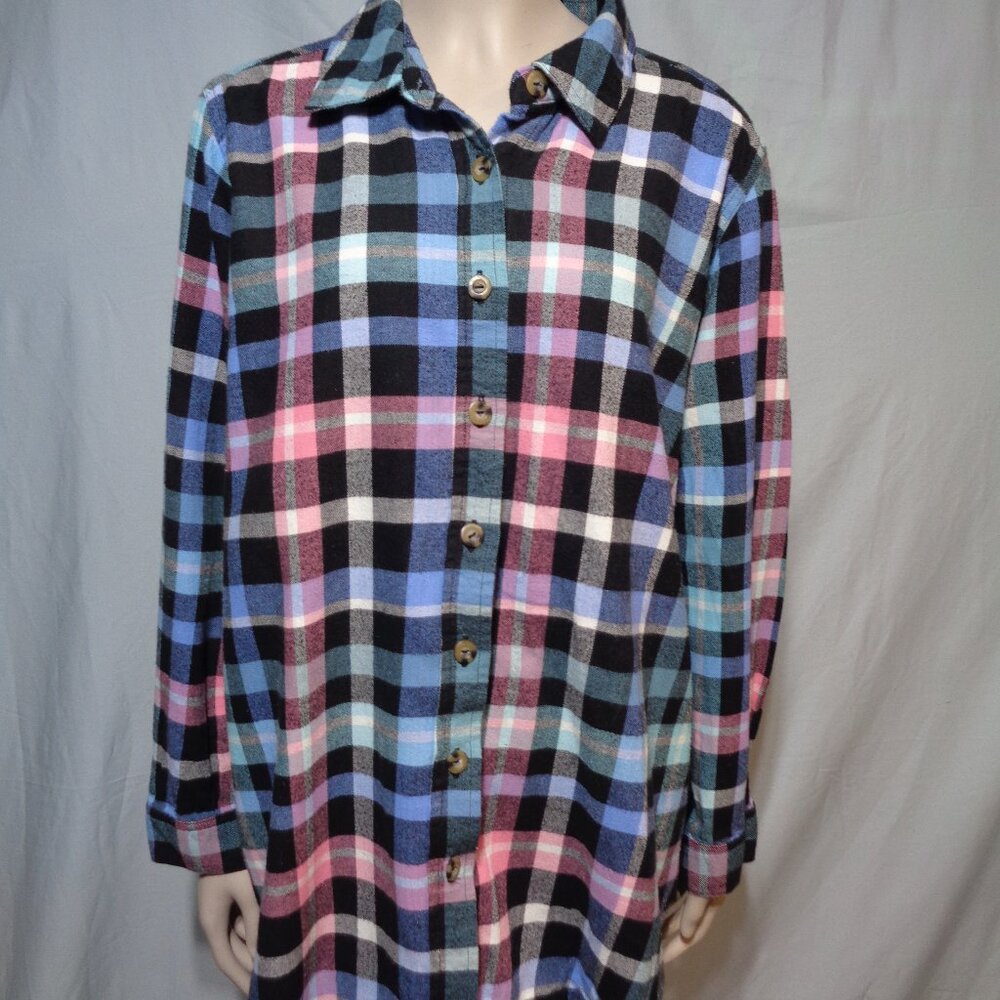 Woman Within flannel shirt size L(18/20)